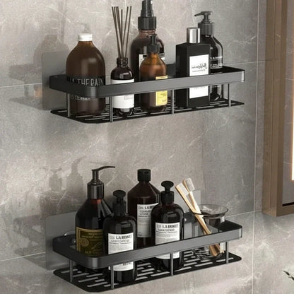 Badkamerplank Zelfklevend Boren ABS RVS Hoekplank Douche Scandinavisch Modern