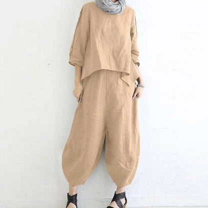 Luxe Harem Broek Pak Zwart Elegante Stijl
