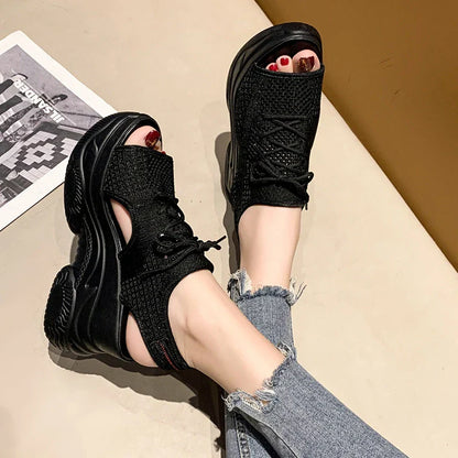 Sandalen Zomer Mesh Sloffen voor Dames