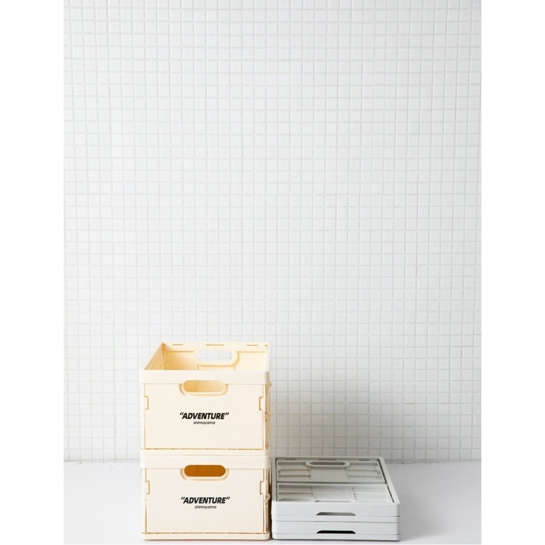 Opvouwbare Opbergkrat PP Stapelbaar A4 34x24cm 8kg Bureau Documenten Boeken
