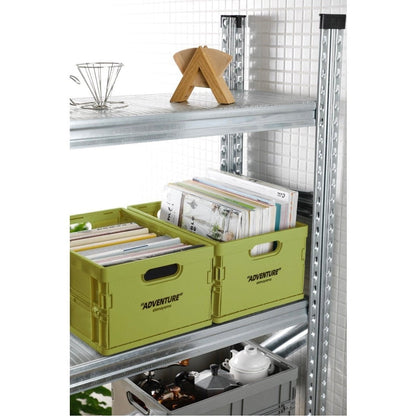 Opvouwbare Opbergkrat PP Stapelbaar A4 34x24cm 8kg Bureau Documenten Boeken