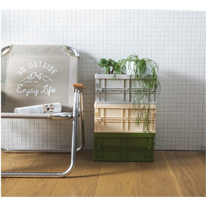 Opvouwbare Opbergkrat PP Stapelbaar A4 34x24cm 8kg Bureau Documenten Boeken