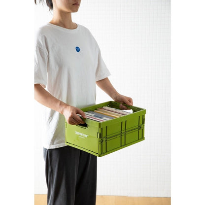 Opvouwbare Opbergkrat PP Stapelbaar A4 34x24cm 8kg Bureau Documenten Boeken