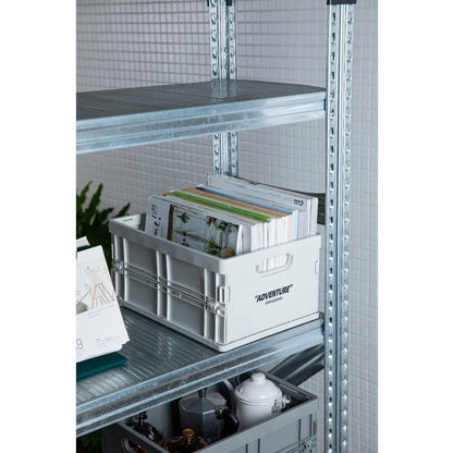 Opvouwbare Opbergkrat PP Stapelbaar A4 34x24cm 8kg Bureau Documenten Boeken