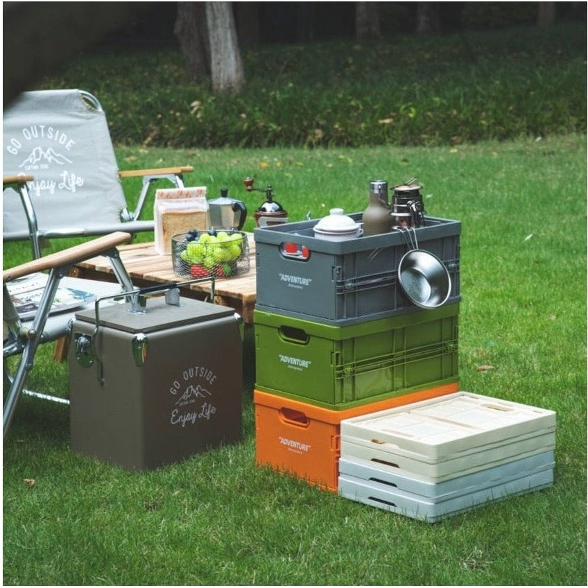 Opvouwbare Opbergkrat PP Stapelbaar A4 34x24cm 8kg Bureau Documenten Boeken