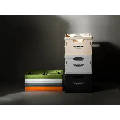 Opvouwbare Opbergkrat PP Stapelbaar A4 34x24cm 8kg Bureau Documenten Boeken