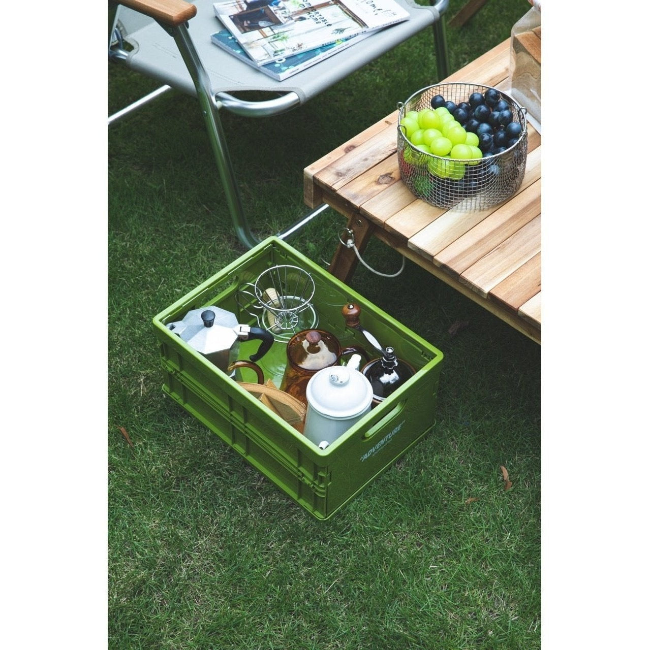 Opvouwbare Opbergkrat PP Stapelbaar A4 34x24cm 8kg Bureau Documenten Boeken