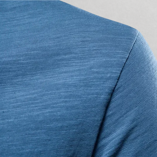 Katoenen Heren T-Shirt Slim Fit V-Hals