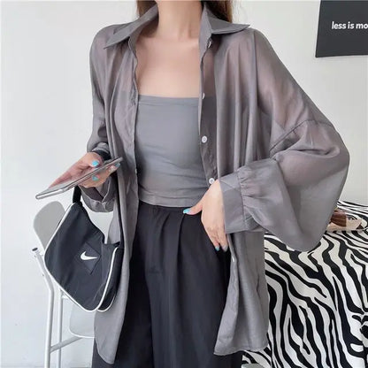 Vrouwen Blouse Luchtige Chiffon Zomer Jurkstof - StudioMarella