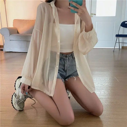 Vrouwen Blouse Luchtige Chiffon Zomer Jurkstof