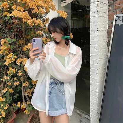 Vrouwen Blouse Luchtige Chiffon Zomer Jurkstof