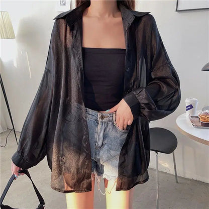 Vrouwen Blouse Luchtige Chiffon Zomer Jurkstof