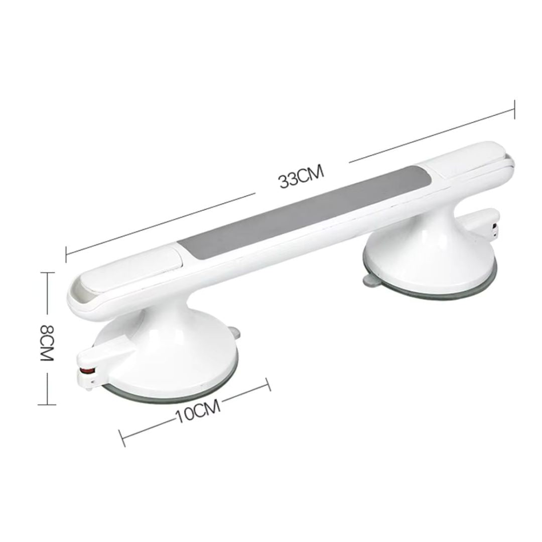 Veiligheidsbeugel voor Douche met Zuignappen – Anti-Slip Steunhandgreep Badkamer Haltergrip Senioren Veiligheid Montagevrij