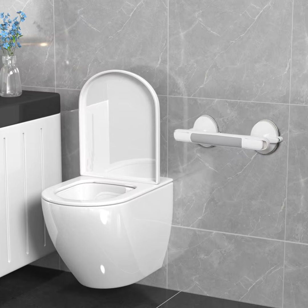 Veiligheidsbeugel voor Douche met Zuignappen – Anti-Slip Steunhandgreep Badkamer Haltergrip Senioren Veiligheid Montagevrij