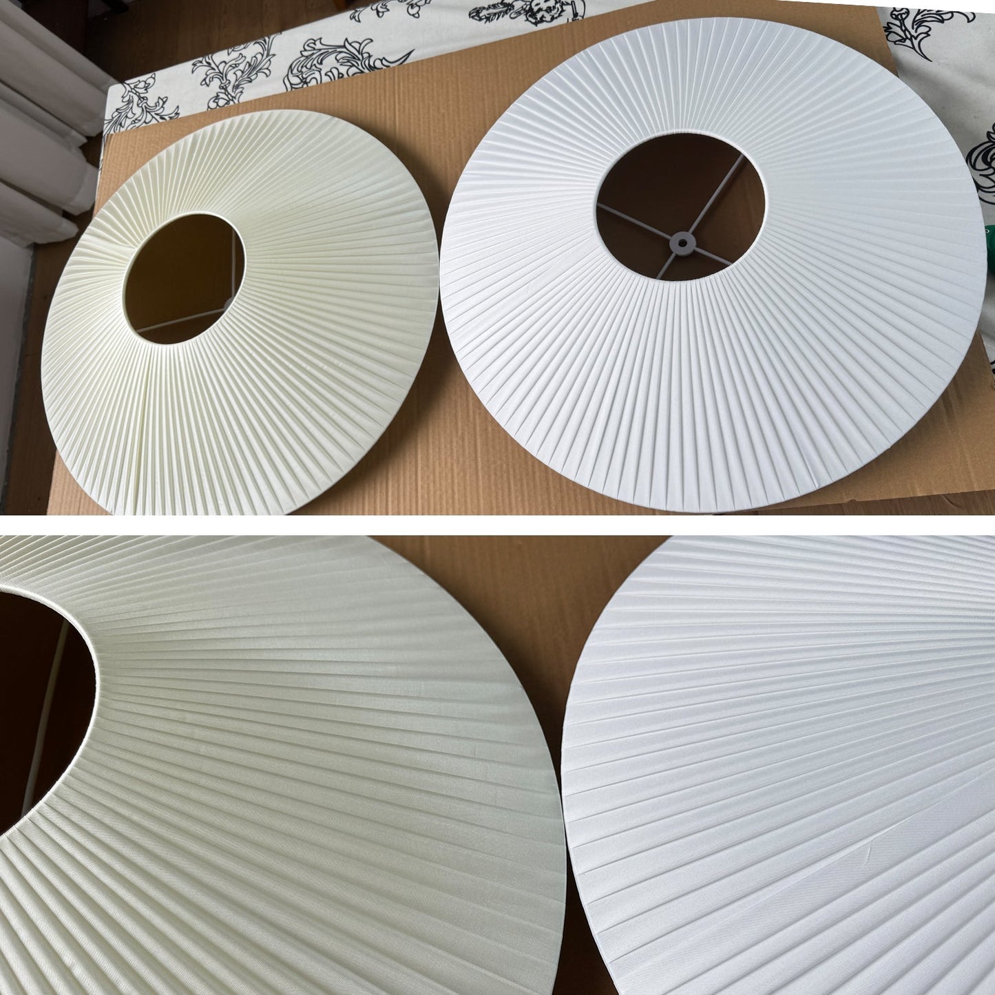 Plafondlamp Oosterse Stijl Stoffen Kap Zachte Verlichting voor Eetkamer Woonkamer Dimbaar 3 Maten