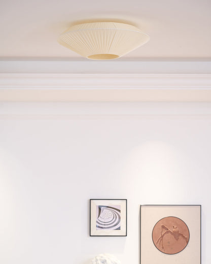 Plafondlamp Oosterse Stijl Stoffen Kap Zachte Verlichting voor Eetkamer Woonkamer Dimbaar 3 Maten
