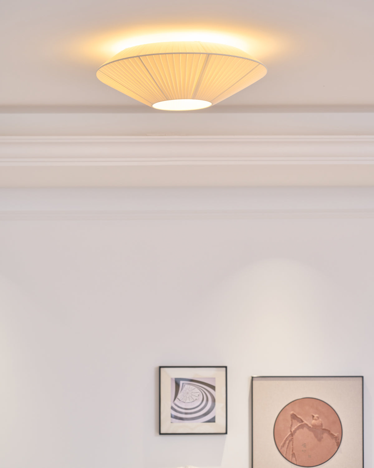 Plafondlamp Oosterse Stijl Stoffen Kap Zachte Verlichting voor Eetkamer Woonkamer Dimbaar 3 Maten