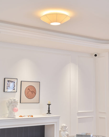 Plafondlamp Oosterse Stijl Stoffen Kap Zachte Verlichting voor Eetkamer Woonkamer Dimbaar 3 Maten