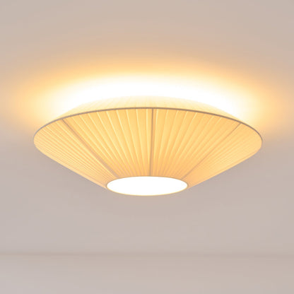 Plafondlamp Oosterse Stijl Stoffen Kap Zachte Verlichting voor Eetkamer Woonkamer Dimbaar 3 Maten