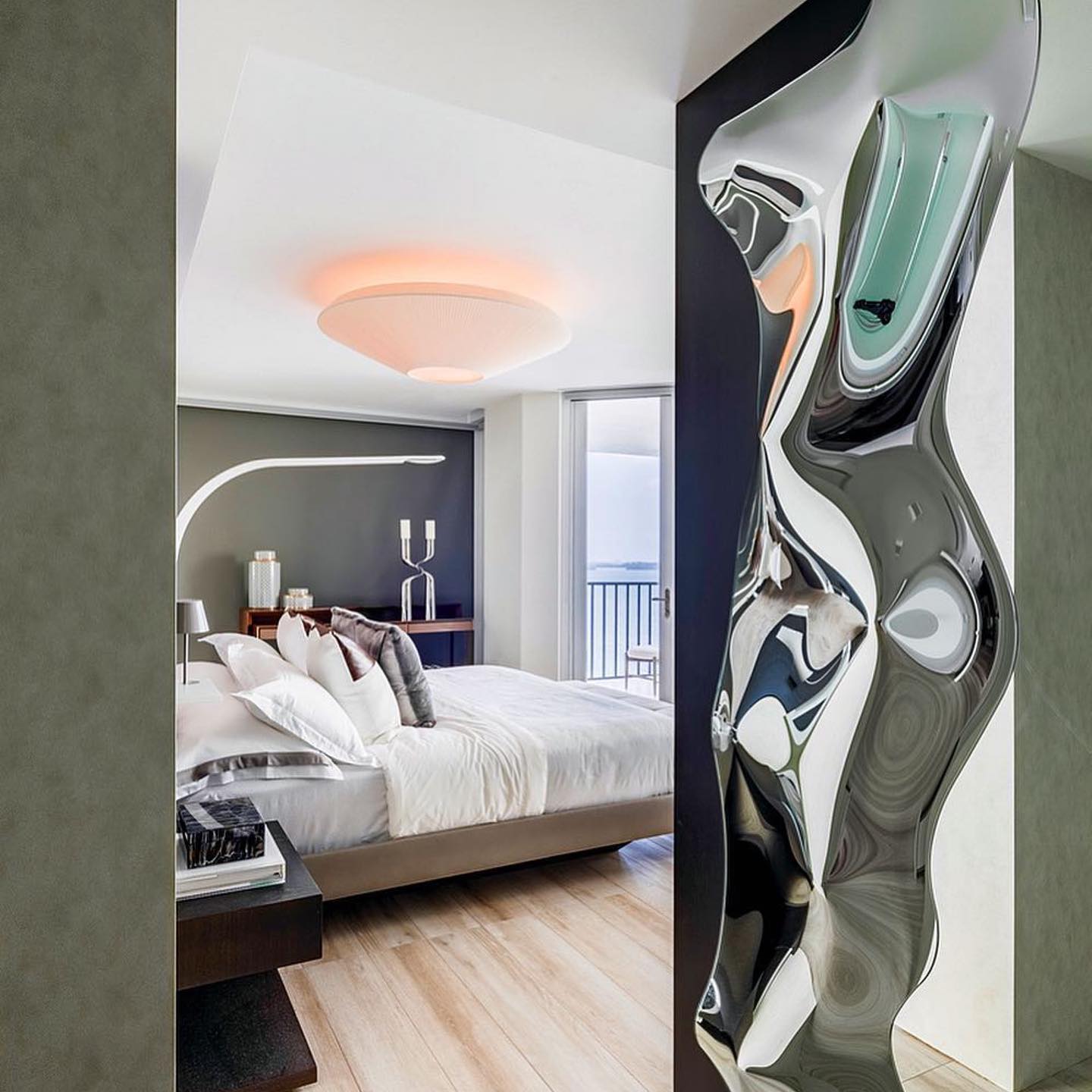 Plafondlamp Oosterse Stijl Stoffen Kap Zachte Verlichting voor Eetkamer Woonkamer Dimbaar 3 Maten