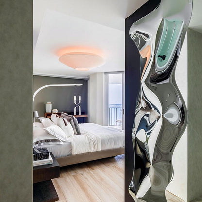 Plafondlamp Oosterse Stijl Stoffen Kap Zachte Verlichting voor Eetkamer Woonkamer Dimbaar 3 Maten