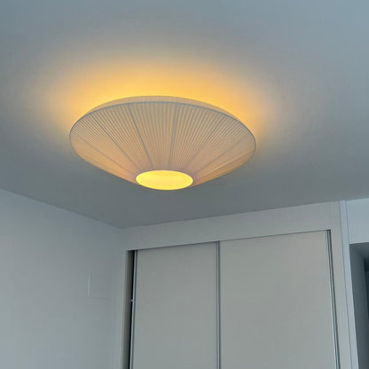 Plafondlamp Oosterse Stijl Stoffen Kap Zachte Verlichting voor Eetkamer Woonkamer Dimbaar 3 Maten
