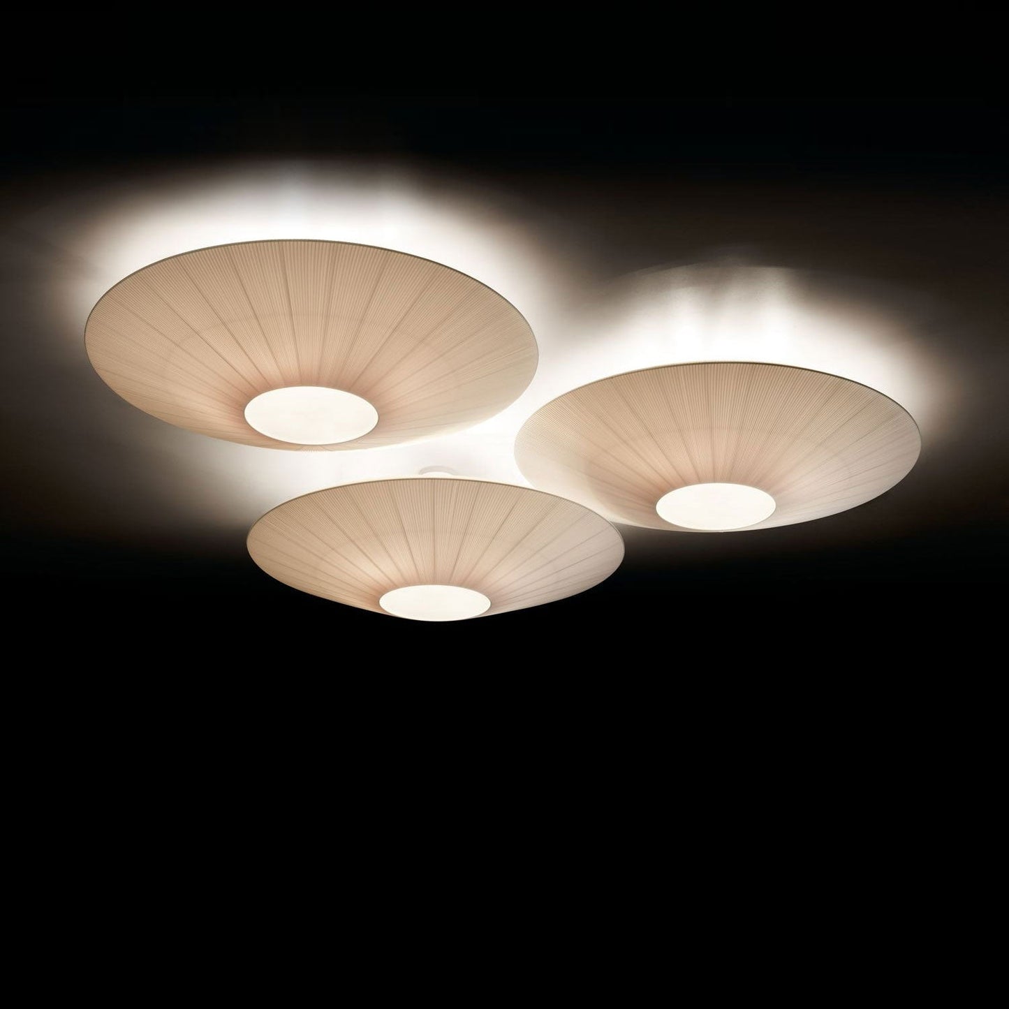 Plafondlamp Oosterse Stijl Stoffen Kap Zachte Verlichting voor Eetkamer Woonkamer Dimbaar 3 Maten