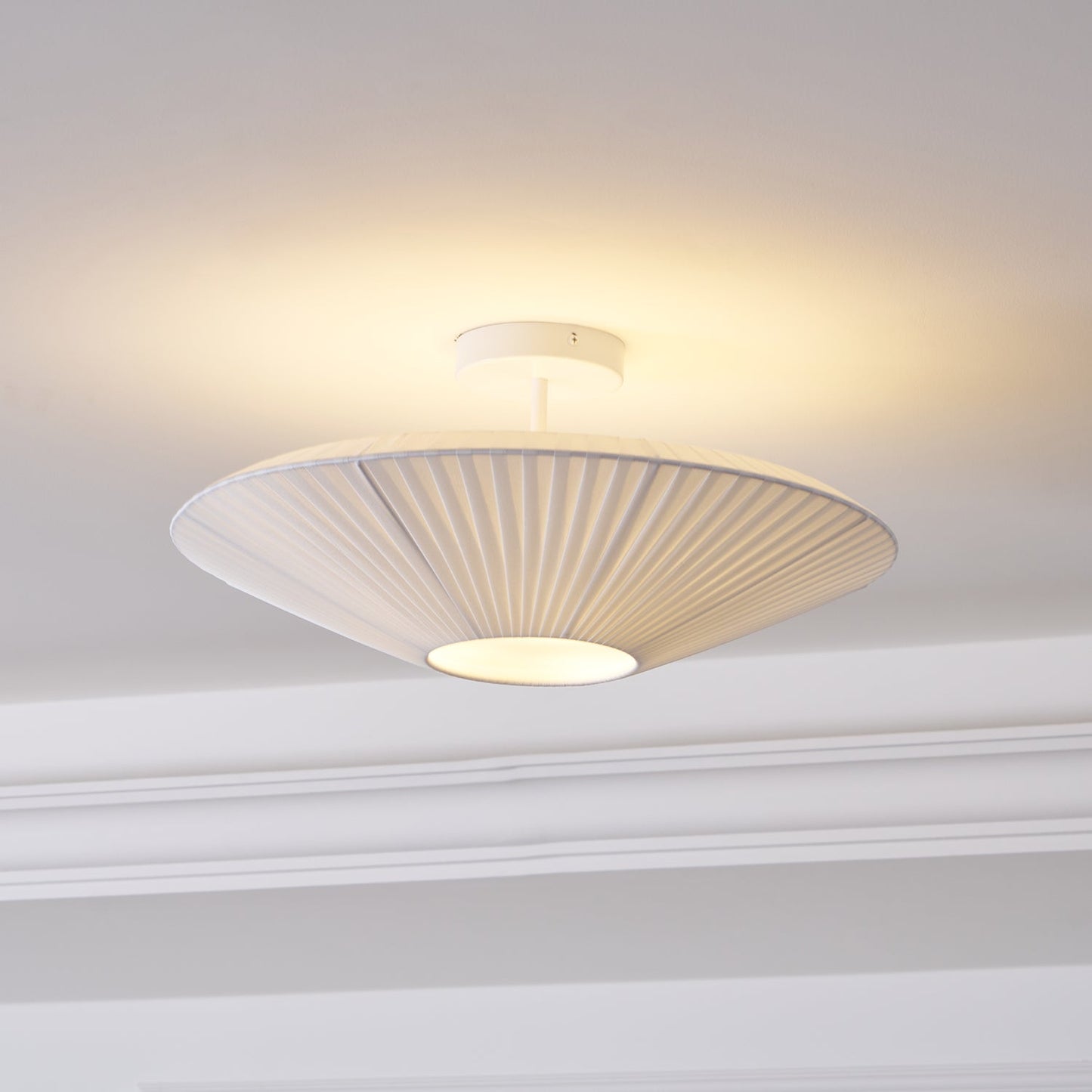 Plafondlamp Oosterse Stijl Stoffen Kap Zachte Verlichting voor Eetkamer Woonkamer Dimbaar 3 Maten