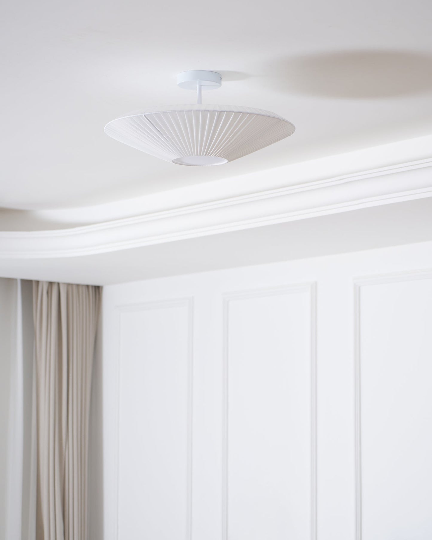 Plafondlamp Oosterse Stijl Stoffen Kap Zachte Verlichting voor Eetkamer Woonkamer Dimbaar 3 Maten