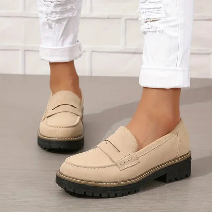 Sienna Zwarte Loafers Dames | Comfortabele Plateauzool, Antislip 6