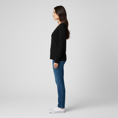 Elegante V-hals Canottiere voor Dames