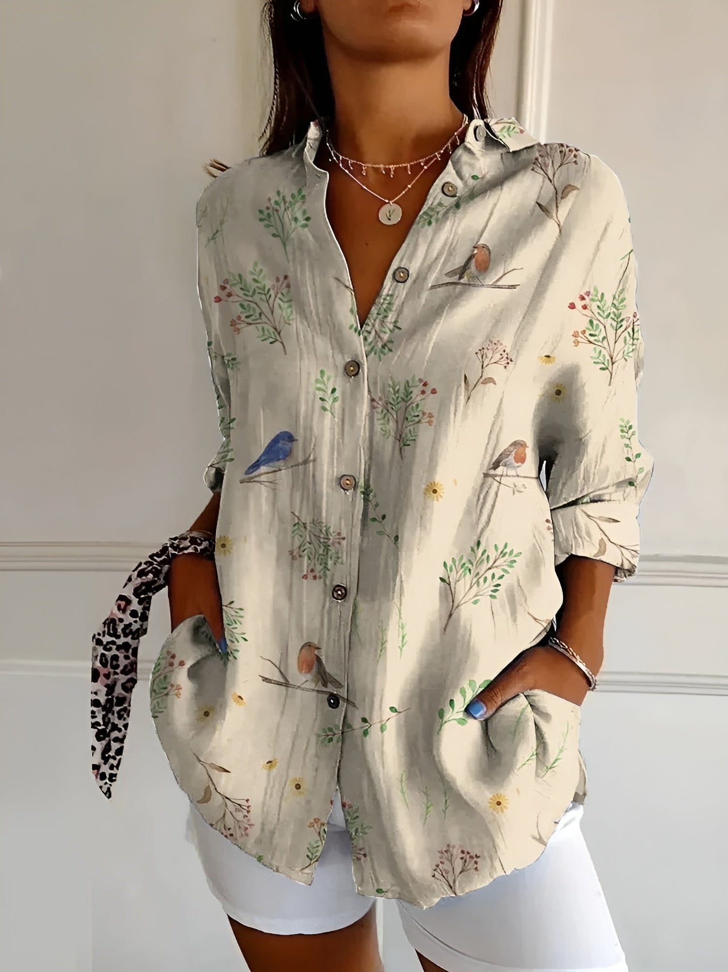 Sienna | Casual en ademend damesoverhemd 4