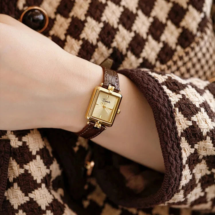 Sienna | Dames Horloge Goud - Gouden Wijzerplaat, Elegant en Tijdloos 1
