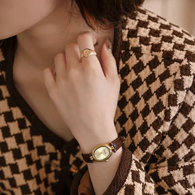 Sienna | Dames Horloge Goud - Gouden Wijzerplaat, Elegant en Tijdloos 3