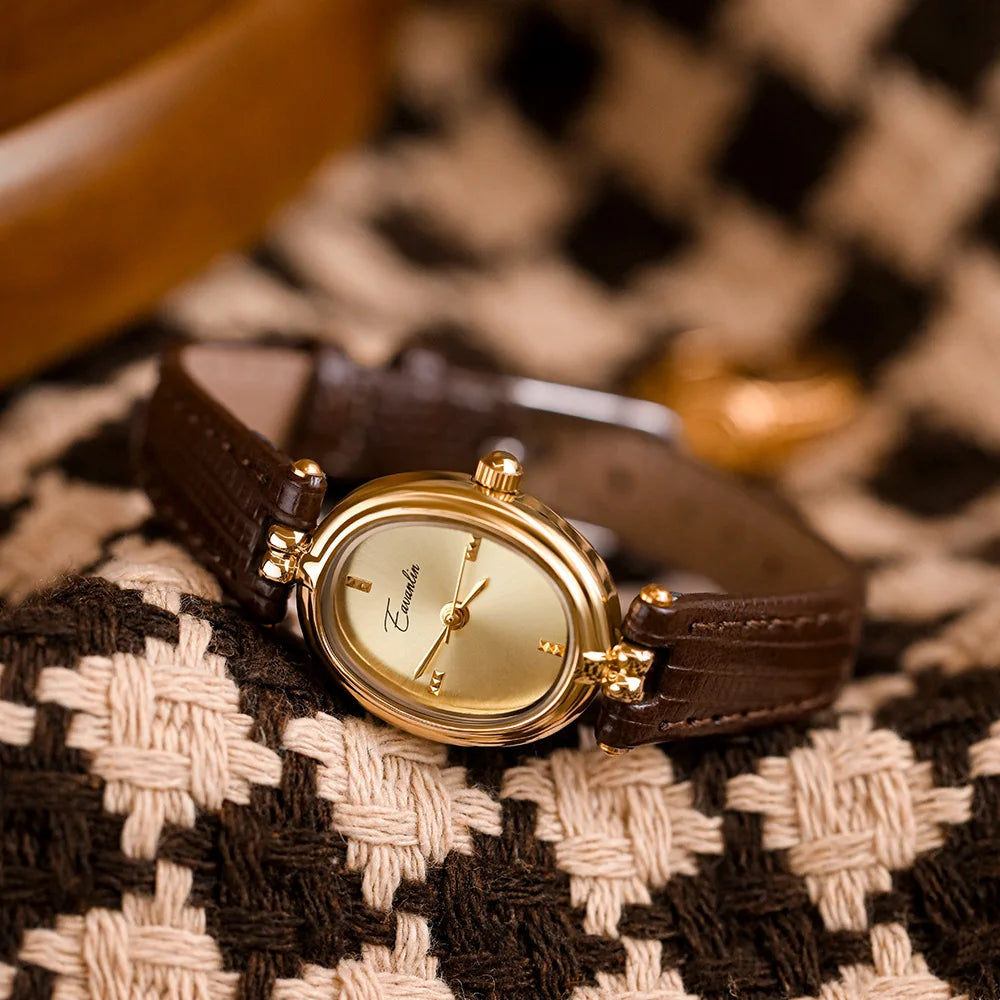 Sienna | Dames Horloge Goud - Gouden Wijzerplaat, Elegant en Tijdloos 6