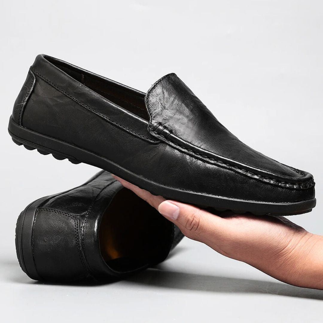 Zwart Heren Loafers Comfortabel en Stijlvol