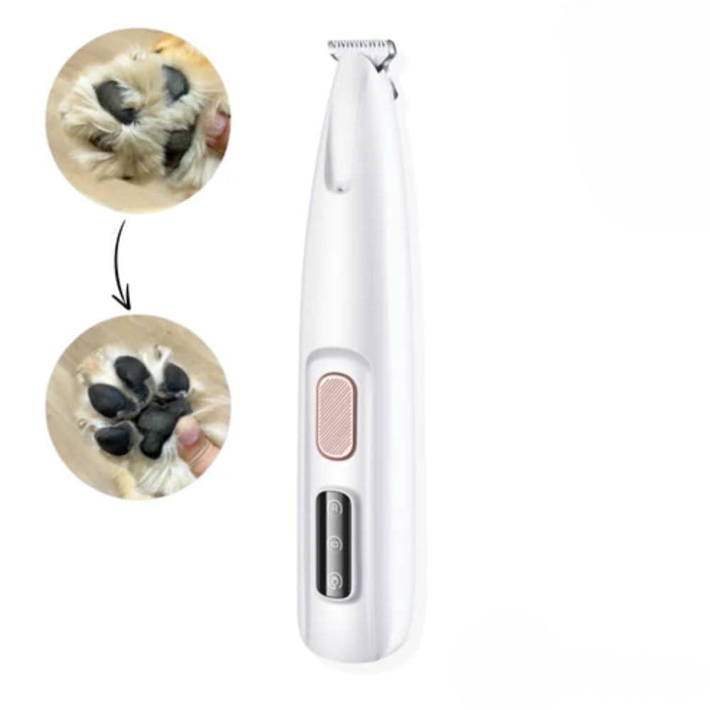 Stille Dierenscheerder Hond Kat Trimmer Gevoelige Zones LED Oplaadbaar USB Keramisch Mes Huisdier Verzorging