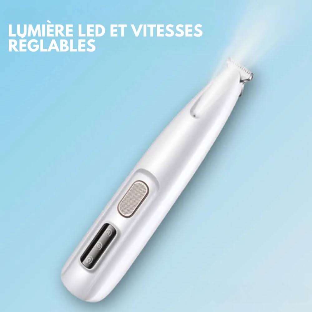 Stille Dierenscheerder Hond Kat Trimmer Gevoelige Zones LED Oplaadbaar USB Keramisch Mes Huisdier Verzorging