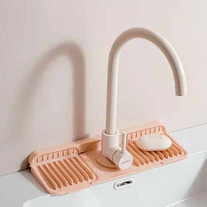 Flexibele Siliconen Lekmat voor Kraan – Voorkomt Waterplassen en Beschermt je Werkblad