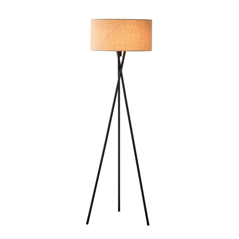 Zijden vloerlamp Ø42 x H160 cm warm wit slaapkamer leeslamp staande lamp