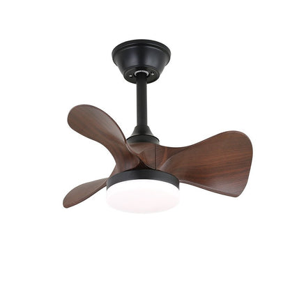 Plafondventilator met Verlichting Scandinavisch Design Zwart Hout 61-80cm