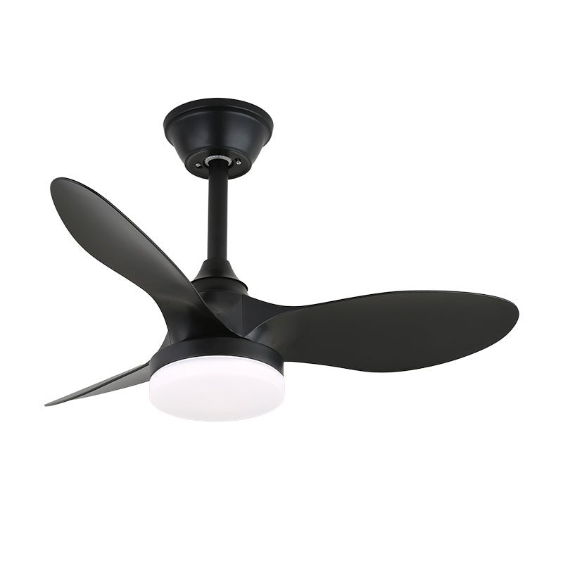Plafondventilator met Verlichting Scandinavisch Design Zwart Hout 61-80cm