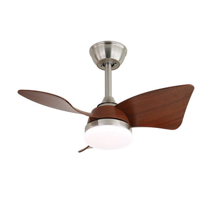 Plafondventilator met Verlichting Scandinavisch Design Zwart Hout 61-80cm