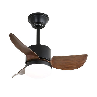 Plafondventilator met Verlichting Scandinavisch Design Zwart Hout 61-80cm
