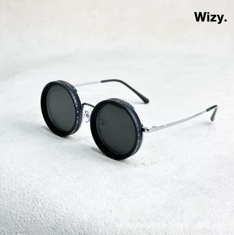 Zonnebril met Donkere Glazen UV400 Bescherming Zwart Retro Goud Zilver Fashion