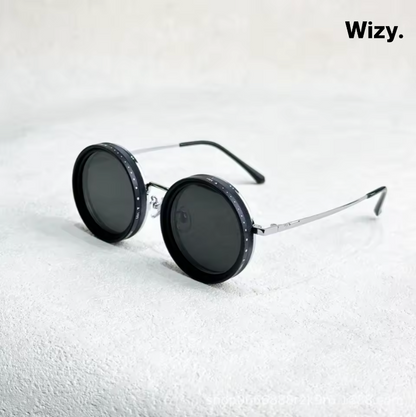 Zonnebril met Donkere Glazen UV400 Bescherming Zwart Retro Goud Zilver Fashion