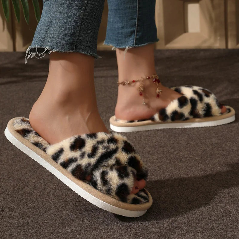 Pantoffels Silvia Comfortabel Antislip Ademend Cross-Design