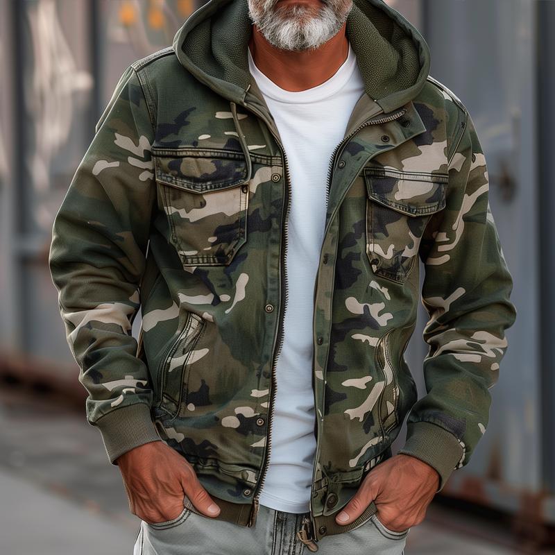 Camouflage Cargojack Functioneel en Stijlvol voor Mannen - StudioMarella