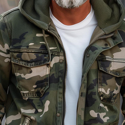 Camouflage Cargojack Functioneel en Stijlvol voor Mannen