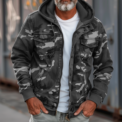 Camouflage Cargojack Functioneel en Stijlvol voor Mannen